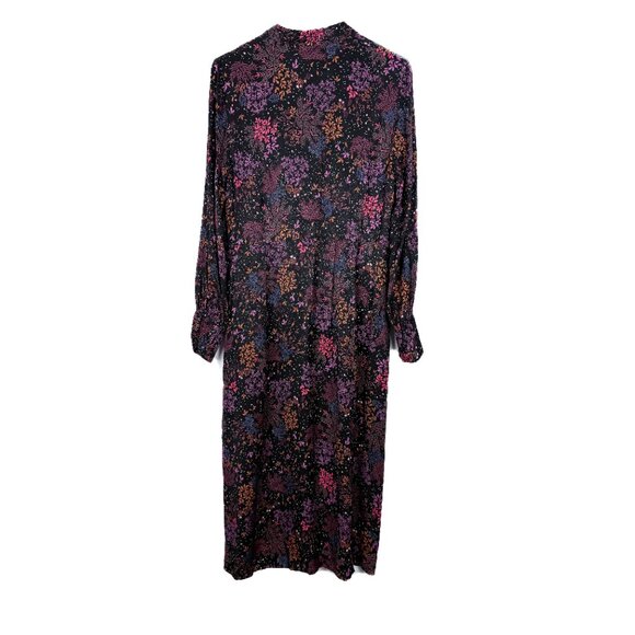 MKT Studio Ronnie Leafy Print Button Front Midi Shirt Dress FR Size 38 US Size 6 - Picture 10 of 14